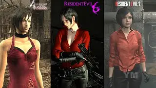 Ada Wong: Resident evil 4 vs Re 6 vs Re 2 remake comparison