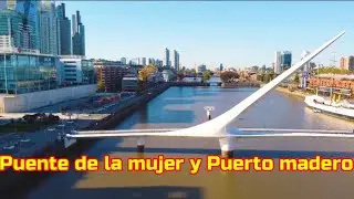 puente de la mujer y puerto madero #buenosaires