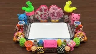 Mixing Random Things into Glossy Slime #2 !!! SlimeSmoothie Satisfying Slime Videos
