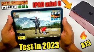 iPad mini 6 BGMI Test in 2023 | Apple iPAD mini 6 Pubg Test | Apple A15 Bionic