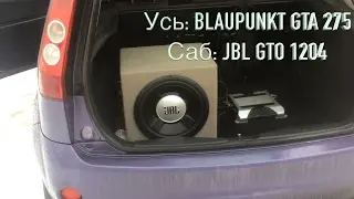 Blaupunkt gta 275. JBL 1204 в моей малышке.