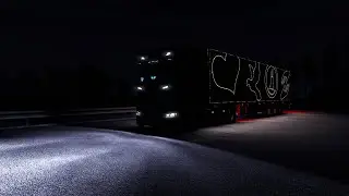 Выполняем новогдний ивент в ETS2(Запись стрима)