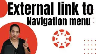 How to add external website to Navigation Menu in Canvas
