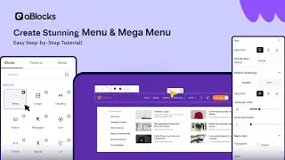 How to Create Menu and Mega Menu with aBlocks in Gutenberg
