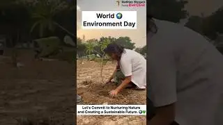 #environmentday let's pledge to plant a tree every year .