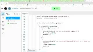 GCSE DIGITAL TECHNOLOGY: UNIT 5- Creating a login method using the 2D array for authentication