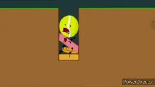 Tennis ball needs to go to the bathroom