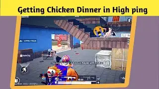 🌠 getting Chicken Dinner in High ping 😢  | pubg lite GamePlay video