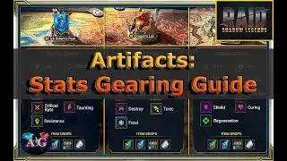 Raid Shadow Legends - Artifacts Stats Guide - Beginners Guide to Gearing Champions