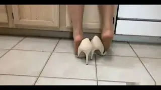 nice stockings shoeplay