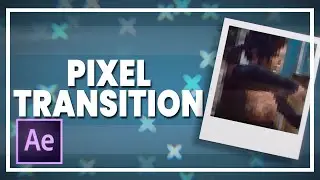 Pixel/Mosaic Transition (No Plugins) || After Effects [Tutorial]