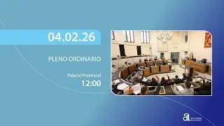 Pleno ordinario febrero 2026
