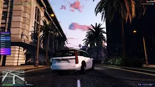 GTA 5 RP! ГТА 5 РП! Вечерняя прогулка! Закат! Sunrise! 4K Ultra HD! DJ Boriskin! Grand Theft Auto V