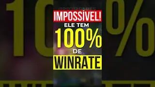 ELE TEM 100% DE WIN RATE COM ESSA CAMPEÃ! #shorts