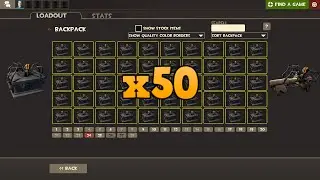 TF2 Unboxing 50 Scream Fortress XII Wicked Windfall Cases!