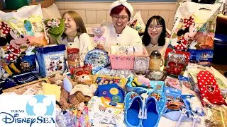 仲良し3姉妹が深夜にディズニー爆買い交換会したら新商品かわいすぎて寝れねぇ