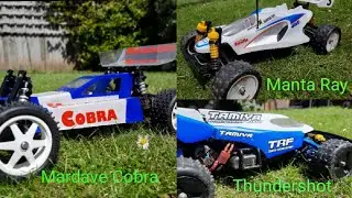 Testing Mardave Cobra,Tamiya Manta Ray & Tamiya Thundershot | On Board Camera | Potters RC Models