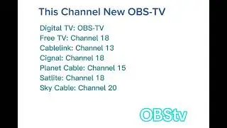 OBS-TV old version - All view cable channels