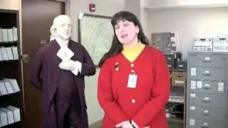 Karie Diethorn, Curator explains a new addition to the Franklin Court Museum