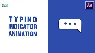 Typing Indicator Animation | After Effects Tutorial | Typing Message Animation