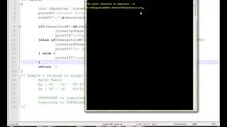 C PROGRAM UPPERCASE TO LOWERCASE TO UPPERCASE DEMO