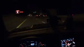 Hellcat hits the highway Night Time POV!!! 😳🏎🔥 (AMSR WHINE, REV BANGS POPS + DownShifts)
