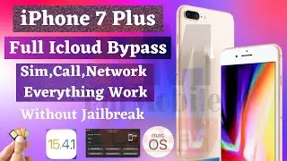 iPhone 7 Plus IOS 15.4.1 Full Icloud Bypass | Call,Network Everything Work | iPhone 6s To X Supprot