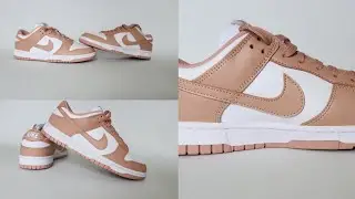 Nike Women's Dunk Low Rose Whisper Unboxing and On Feet