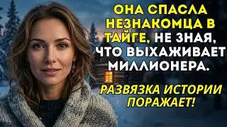 A RESCUE MILLIONAIRE GAVE UP EVERYTHING FOR A SIMPLE WOMAN IN A DEEP SIBERIAN FOREST.