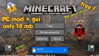 Craftsman new version 😵 || only 18 mb || pc gui || 100% work || java version 🖤