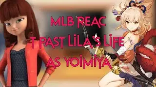 MLB react past lila's life as Yoimiya ||Genshin impact x MLB ||Gacha club