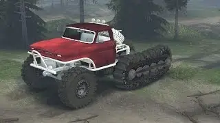 SpinTires Mod 1966 Chevrolet Half Track Prototype