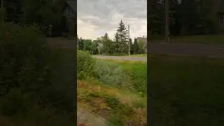 Вид из окна 🚆 поезда.#shorts#йорк#york #йорк#дорога_из_окна_поезд #