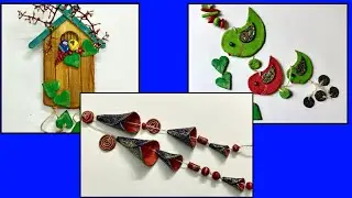 Easy Wall Hanging | Wall Hanging From Paper Mache Clay | Clay Wall Hanging