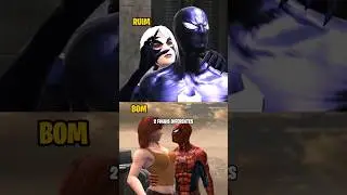 FINAL BOM E FINAL RUIM DO SPIDERMAN WEB OF SHADOWS #shorts