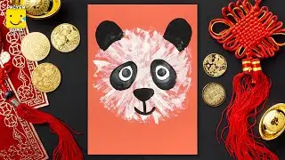 Как нарисовать ПАНДУ/Учимся рисовать ЖИВОТНЫХ/ Уроки рисования для детей 5 лет