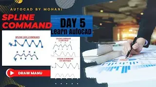 SPLine Command in AUTOCAD shortcut. 2023 ||SPL commamd||