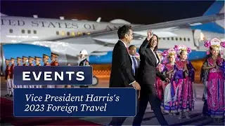Vice President Harris's 2023 Foreign Travel