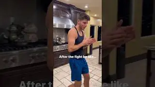 Fighters when cutting weight vs after the fight😂😤 #boxing #cuttingweight #fighter #funny