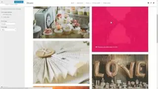 Masonry Page Template Setup - Bloom WordPress Wedding Theme