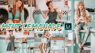 Mint Lemonade Preset | Lightroom Mobile Presets Tutorial 2020 | Free DNG Download | Mint Green Tone
