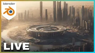CREATE Your Dream Scifi Cityscape in Blender NOW!