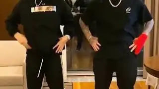Егор Крид и Влад А4 на концерте в Тик ток