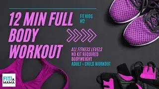 Fit Kids Club - Adult & Child Workout - 2 - English #fitkids #fitmama #fitpapa