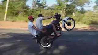 A volta do canal/grau na reta do cortado