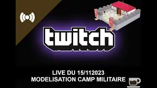On crée une caserne avec Blender - Episode 6 - Live 15/11/2023
