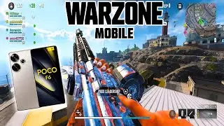 WARZONE MOBILE POCO F6 NEW UPDATE GAMEPLAY