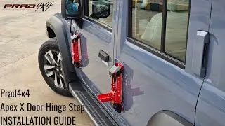 Prad4x4™ Apex X Door Hinge Step - Thar Roxx | Installation Guide
