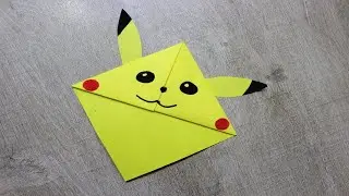Marque-Page Origami PIKACHU !