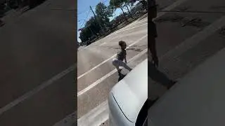 Midget woman twerking at red light #shorts